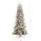 9.5ft. Pre-Lit Flocked Manchester Spruce Artificial Christmas Tree, 650 Lights